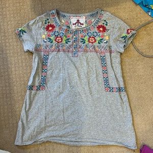 Johnny Was Embroidered Top